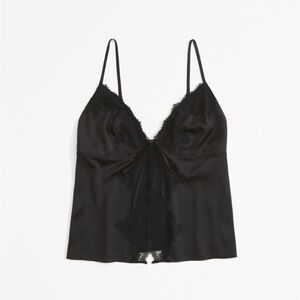 Abercrombie Lace Satin Top